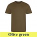 JC001 COOL T - Unisex környakú póló szublimáláshoz olive green